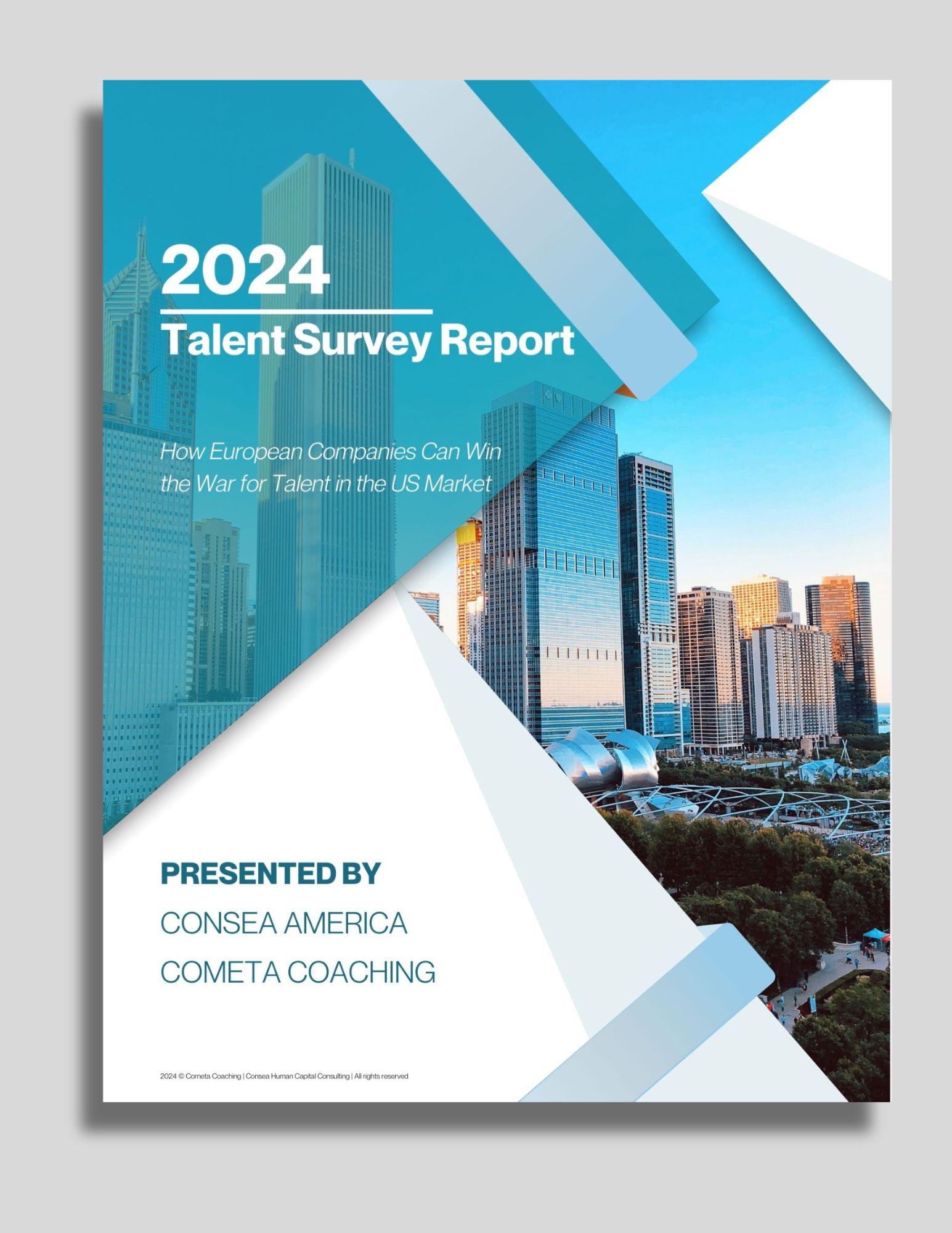 Cover page of the Talent Survey Report 2024